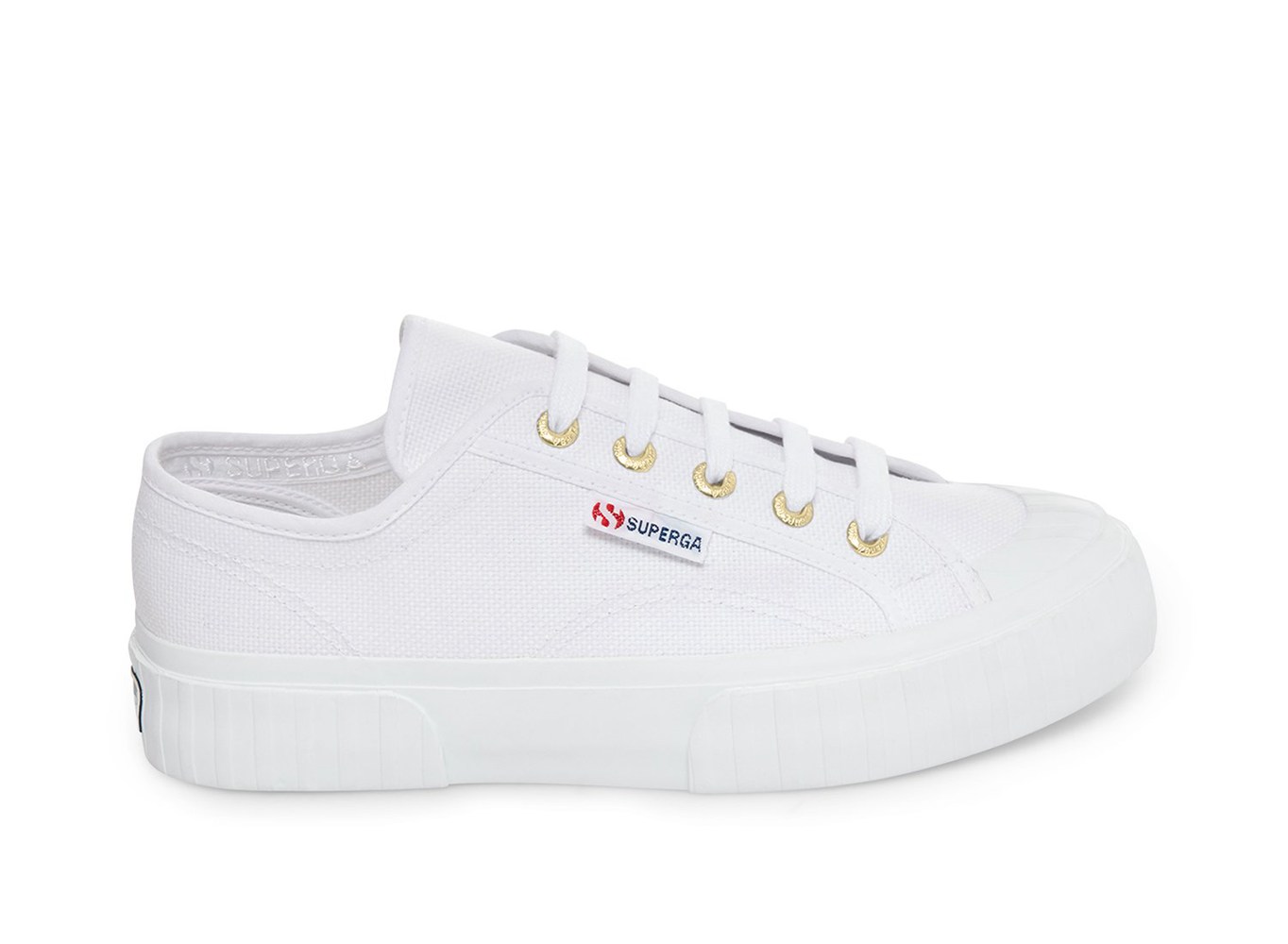 Superga Espadrille Womens - 2630 Stripe - White - LVQOG4378